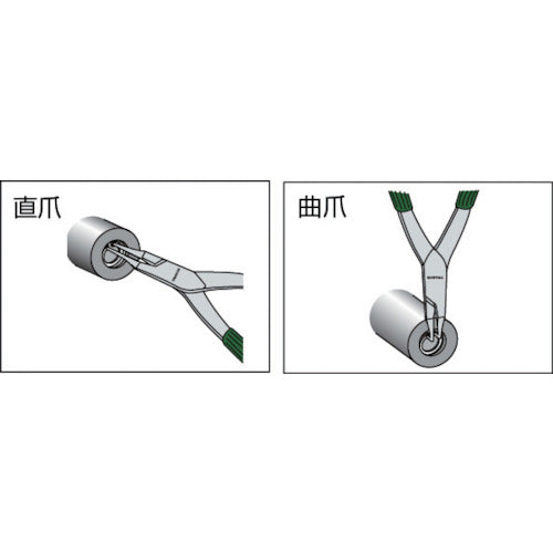 ＴＲＵＳＣＯ　スナップリング穴用　スチール　呼び径Ｒ−３７　１０個入　B33-0037　1 PK