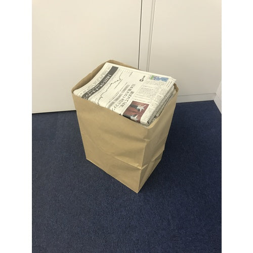 TRUSCO Newspaper and Magazine Collection Bags Size 300 x 210 x 440 mm 25 pieces No handles NPBP 1 bag