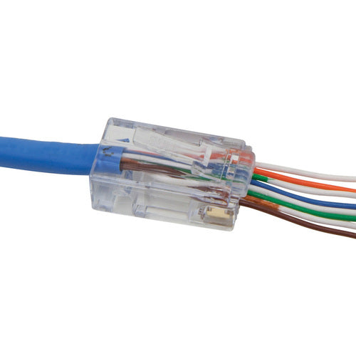 ＫＬＥＩＮ　Ｐａｓｓ−Ｔｈｒｕモジュラープラグ　ＲＪ４５　ＣＡＴ５Ｅ（１０個入り）　VDV826728A　1 PK