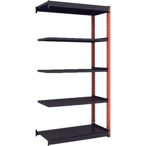 TRUSCO Lightweight Boltless Shelf TSUG Type Connecting Type 900X490XH1800 TSUG100-63S-5B-BK 1 Unit