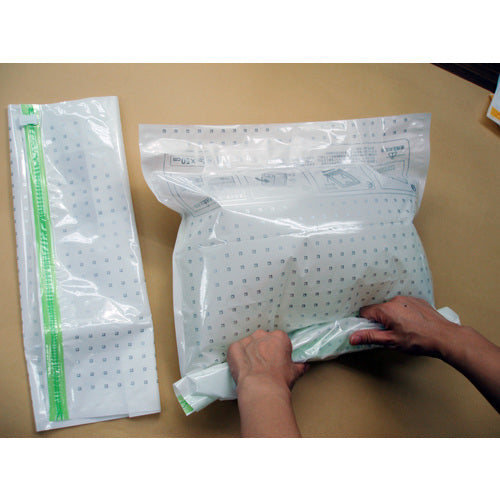 ＴＲＵＳＣＯ　手押し圧縮袋　Ｍサイズ　幅４２ｃｍＸ深さ５０ｃｍ　２枚入　TASB-4250　1 袋