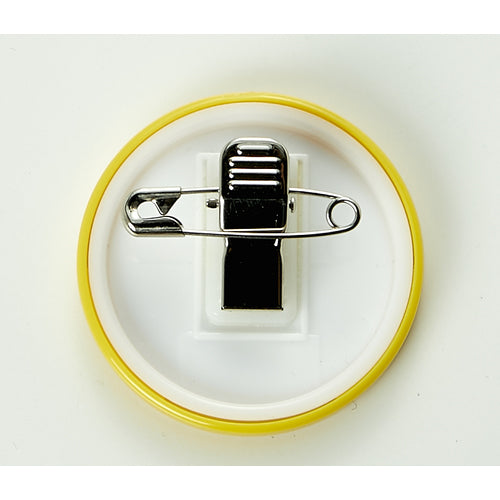 ＴＲＵＳＣＯ　役職表示名札　「安全衛生委員」　４５φ　安全ピンクリップ両用　TPNP-453　1 個