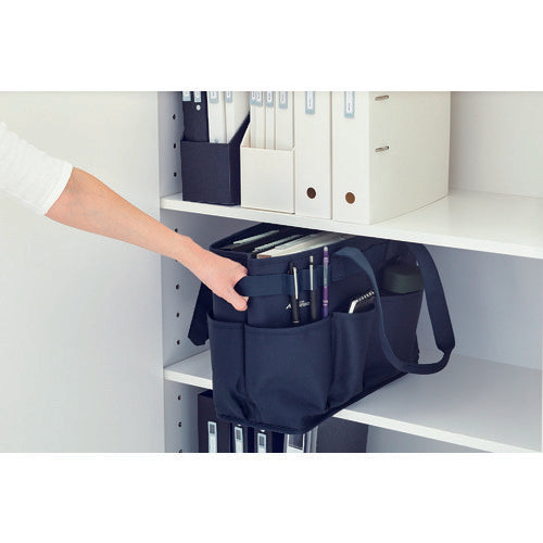 LIHIT Tool Bag Horizontal Type Navy A7750-11 1 pc