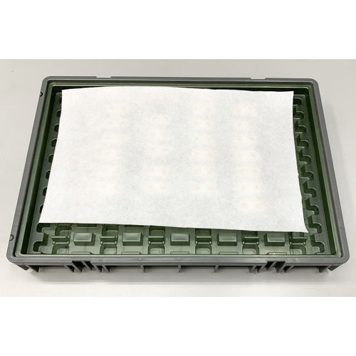 TRUSCO Silica Clean Sheet for Packaging, Non-Woven Fabric Type, White, Width 90cm x 5m, Thickness approx. 0.8mm, TSCS-905-W, 1 Roll