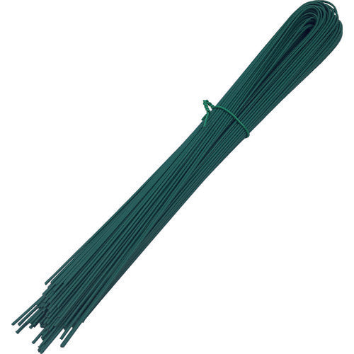 TRUSCO Rust-resistant U-shaped coated cable tie, green, 450 mm, approx. 210 g, TUAW-450-GN, 1 bundle