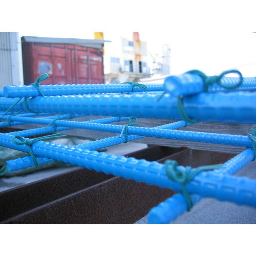 TRUSCO Rust-resistant U-shaped coated cable tie, green, 450 mm, approx. 210 g, TUAW-450-GN, 1 bundle