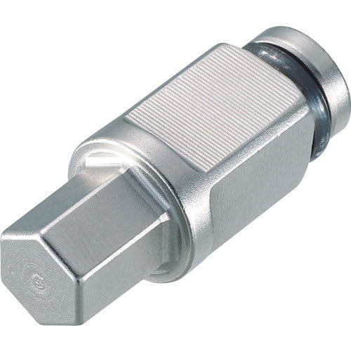 TONE 드라이버 비트 소켓 헥사곤 비트 삽입각 9.5mm 전장 27.5mm 대변 치수 7mm BIT3-H07 1개