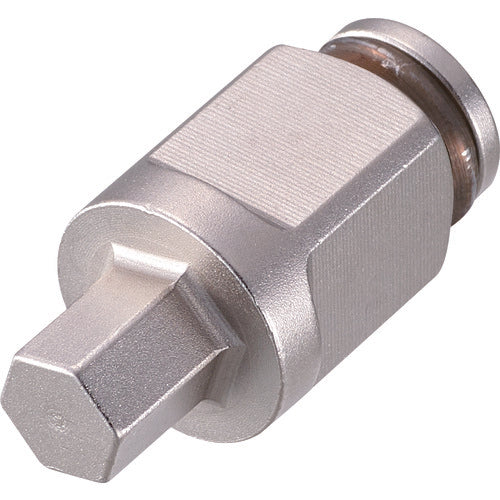 ＴＯＮＥ　ドライバービットソケット　ヘキサゴンビット　差込角１２．７ｍｍ　全長３０．５ｍｍ　BIT4-H08　1 個