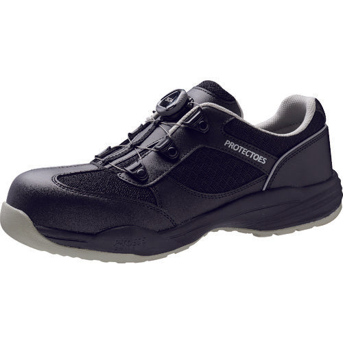 Midori Anzen Boa System Little Toe Protection Professional Sneakers PF-117Boa Black 24.5cm PF-117BOA-BK-24.5 1 pair
