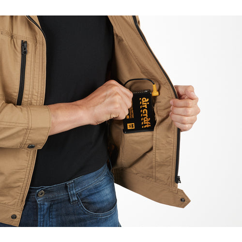 BURTLE Air Craft Jacket AC1141-23-M Khaki AC1141-23-M 1 unit