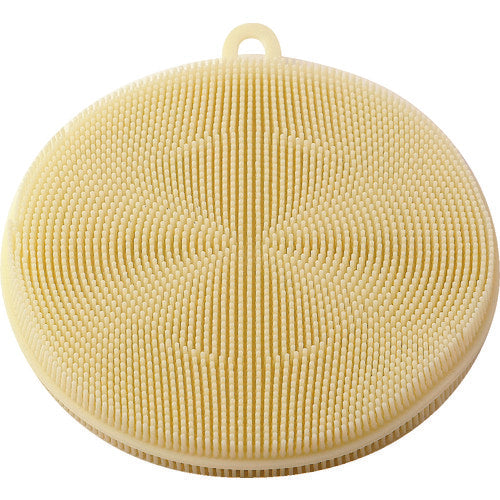 TRUSCO [Sold out and discontinued] Silicone scrubber, ivory, SLT-IV, 1 piece