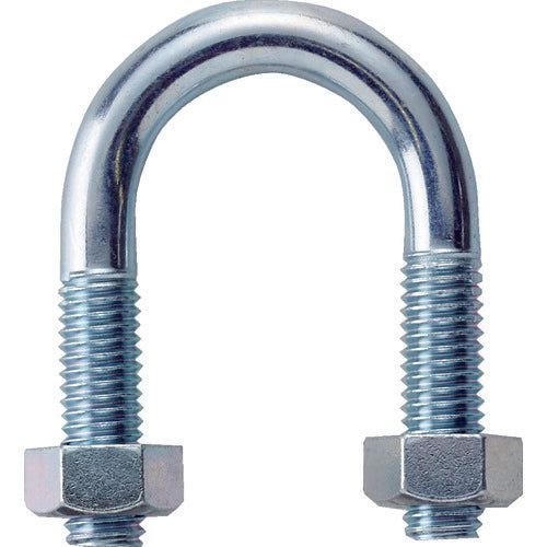 TRUSCO SGP U-Bolt Trivalent Nickel Nominal Diameter 15A Thread Diameter M8 TSGP2-BTM8-15A 1 pc