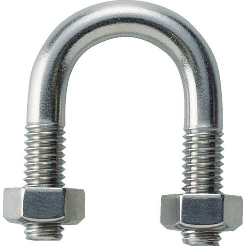 TRUSCO SGP U-Bolt SUS304 Nominal Diameter 8A Thread Diameter M6 TSGP-BTM6-8A-S 1 pc