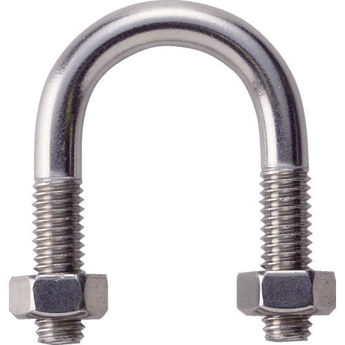 TRUSCO SGP U-Bolt SUS304 Nominal Diameter 10A Thread Diameter M6 TSGP-BTM6-10A-S 1 pc