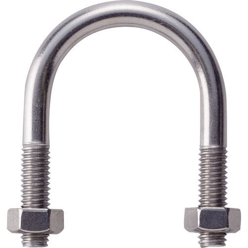 ＴＲＵＳＣＯ　ＳＧＰ用Ｕボルト　ＳＵＳ３０４　呼び径２０Ａ　ねじ径Ｍ６　TSGP-BTM6-20A-S　1 個