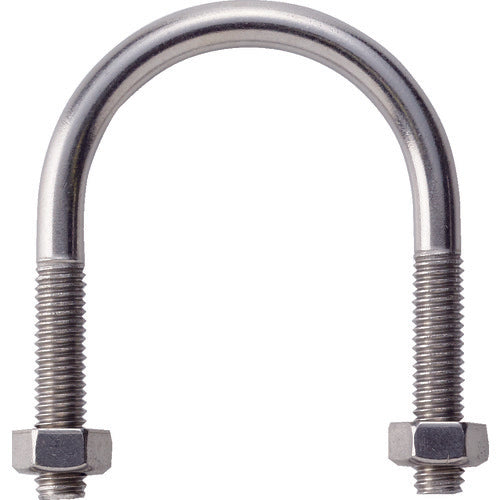 TRUSCO SGP U-Bolt SUS304 Nominal Diameter 25A Thread Diameter M6 TSGP-BTM6-25A-S 1 pc