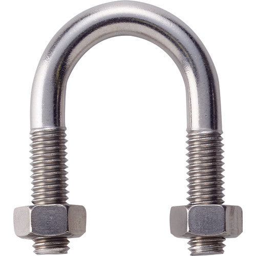 TRUSCO SGP U-Bolt SUS304 Nominal Diameter 15A Thread Diameter M8 TSGP-BTM8-15A-S 1 pc