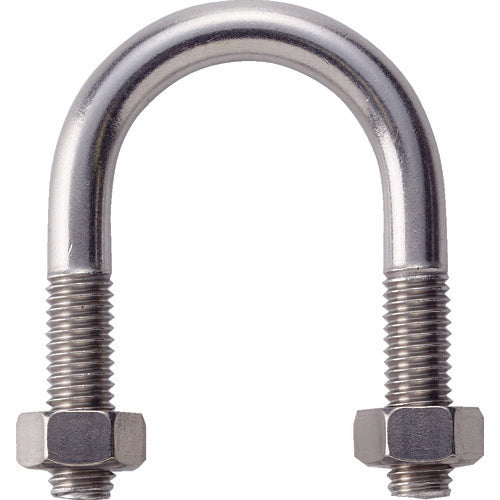 TRUSCO SGP U-Bolt SUS304 Nominal Size 20A Thread Size M8 TSGP-BTM8-20A-S 1 pc