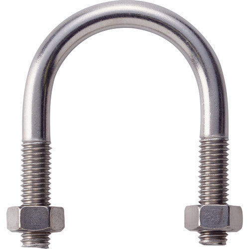 ＴＲＵＳＣＯ　ＳＧＰ用Ｕボルト　ＳＵＳ３０４　呼び径２５Ａ　ねじ径Ｍ８　TSGP-BTM8-25A-S　1 個