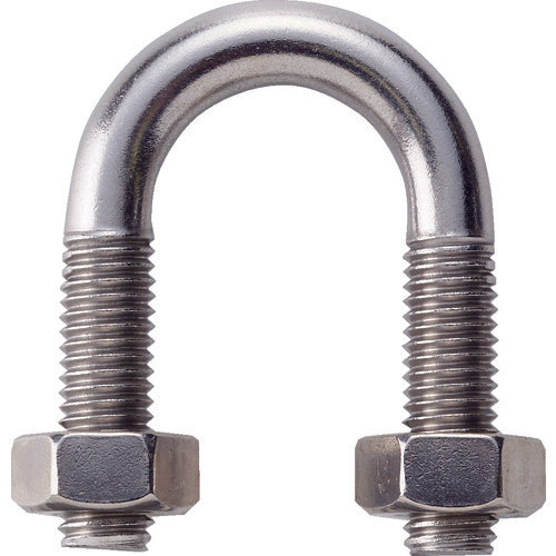 TRUSCO SGP U-Bolt SUS304 Nominal Diameter 15A Thread Diameter M10 TSGP-BTM10-15A-S 1 pc