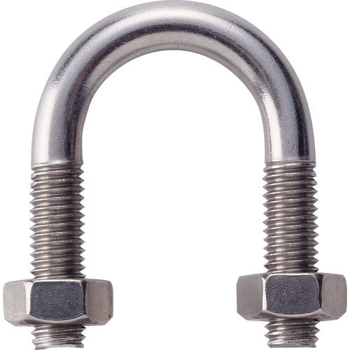 TRUSCO SGP U-Bolt SUS304 Nominal Diameter 20A Thread Diameter M10 TSGP-BTM10-20A-S 1 pc