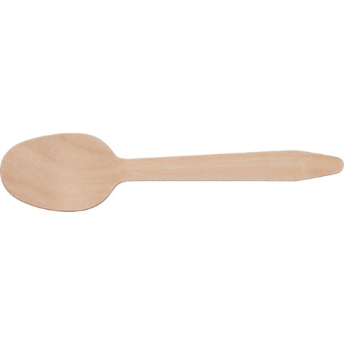 TRUSCO 목제 스푼 전체 길이 162mm 100개입 WSP-162 1봉