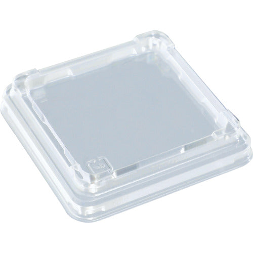 ＴＲＵＳＣＯ　【売切廃番】ＰＥＴ製超耐寒小型容器　ＰＥＴＹー１０５１０５用蓋　透明　１００枚入　PETY-105105F　1 袋