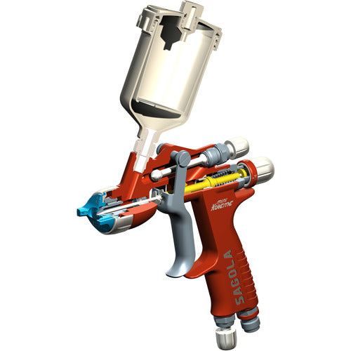 SAGOLA 【매진 상품】 mini XTREME 소형 스프레이 건(중력식) HVLP 노즐 구경 Φ1.4 10111805 1대