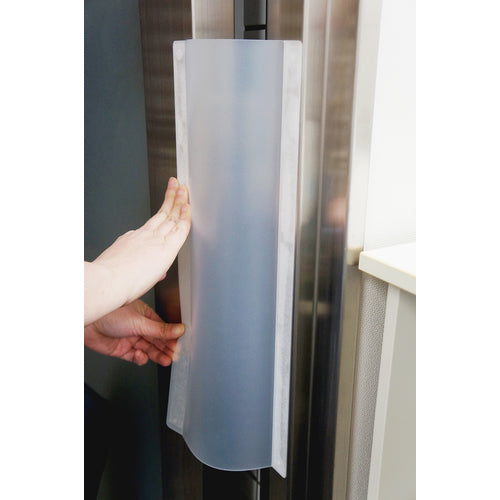 TRUSCO PP 손가락 막힘 방지 스토퍼 투명 길이 440mm 2개입 PPS-440-2 1 S