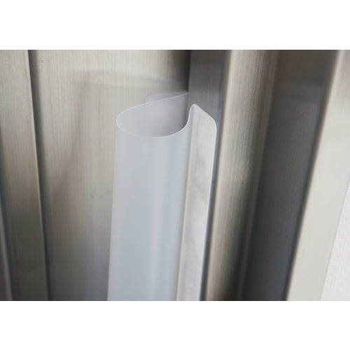 TRUSCO PP 손가락 막힘 방지 스토퍼 투명 길이 440mm 2개입 PPS-440-2 1 S