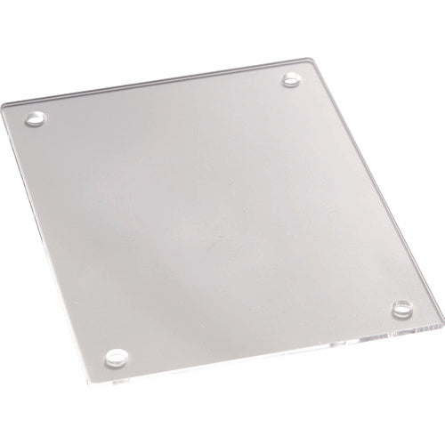 ＴＲＵＳＣＯ　アクリルパネル２枚セット　厚さ２．５ｍｍ　はがきサイズが入る　８ｍｍ穴　AP2.5-PC-8　1 Ｓ