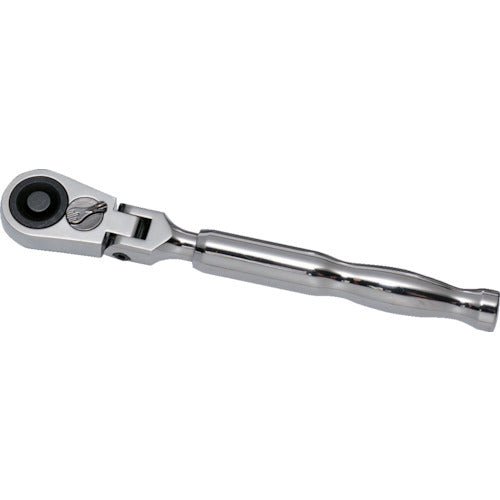 ＴＲＵＳＣＯ　【売切廃番】　ハンドル回転首振りラチェットハンドル　６．３５ｍｍ　TFRH2-SP　1 個