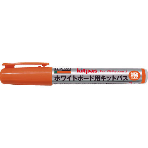 TRUSCO [Sold out and discontinued] Kitpas for whiteboards, orange TRWKP-OR, 1 piece