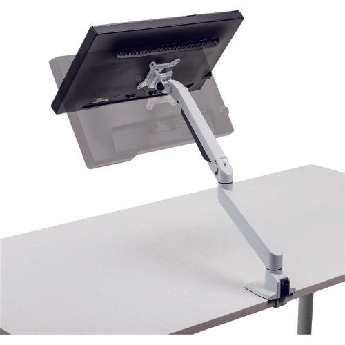 SANWA Horizontal/Vertical Articulated LCD Monitor Arm (White) CR-LA1301WN2 1 unit