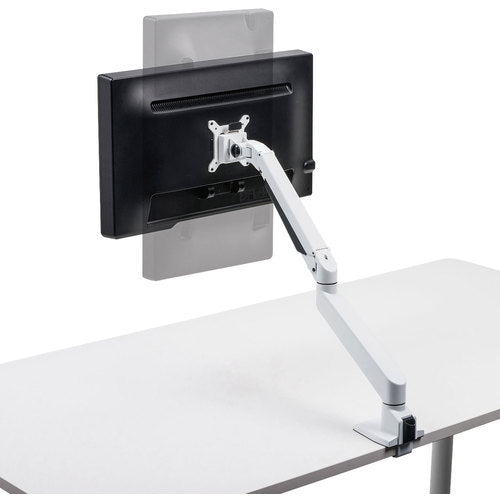 SANWA Horizontal/Vertical Articulated LCD Monitor Arm (White) CR-LA1301WN2 1 unit