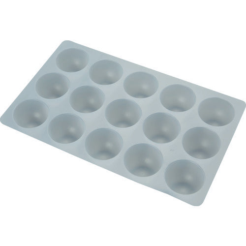TRUSCO [Sold out and discontinued] PP tray, round, 15 squares, 30cc, PPTC-30, 1 bag