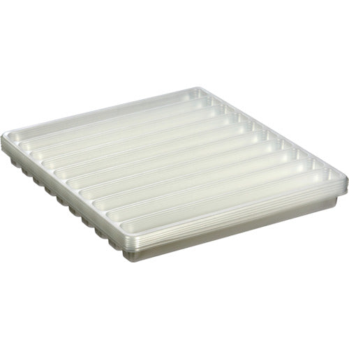 TRUSCO PP Tray Rectangle 10 Squares 187X10 PPTLS-187X10 1 Bag