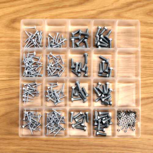 TRUSCO PP Tray, Square, 20 Squares, 51X62, PPTS-51X62, 1 Bag