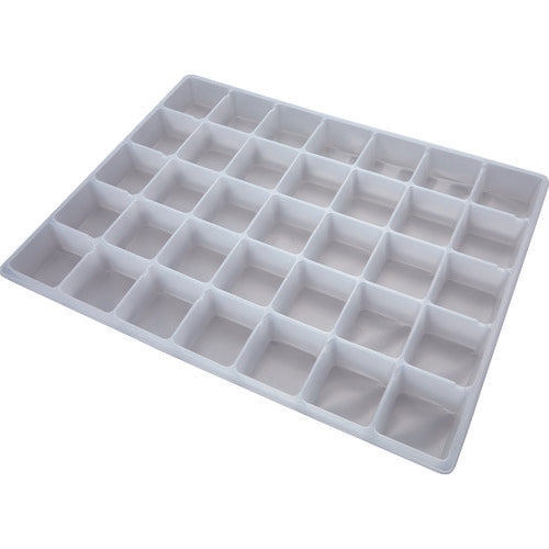 TRUSCO PP Tray, Square, 35 Squares, 61X58, PPTS-61X58, 1 Bag