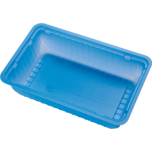 TRUSCO [Sold out and discontinued] PP tray, square, blue, 1 square, bottom surface 159 x 91, PPTSB-159X91, 1 bag