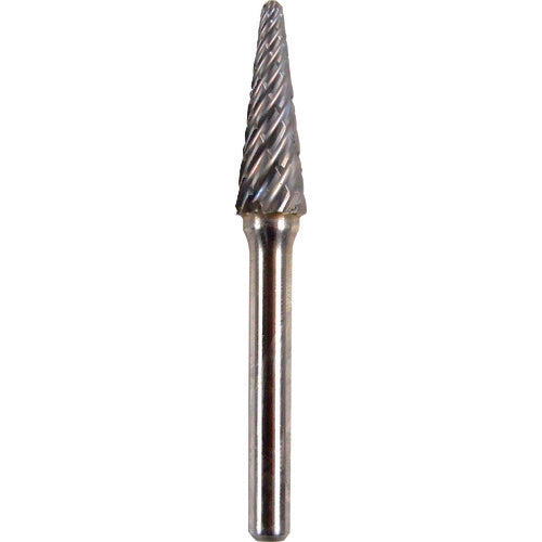 NRS Carbide Bur, Taper S-INOX Cut, Blade Diameter 12 x Blade Length 30 x Shaft Diameter 6 x Shaft Length 45, Brazed, TCBINX4700, 1 pc