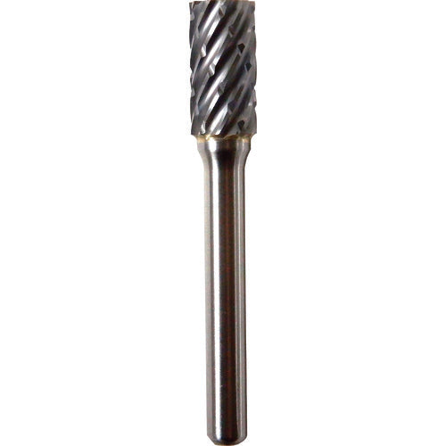 NRS Carbide Bur, Cylindrical D-steel Cutting, Blade Diameter 8 x Blade Length 19 x Shaft Diameter 6 x Shaft Length 46, Brazed, TCBSTL1500, 1 pc