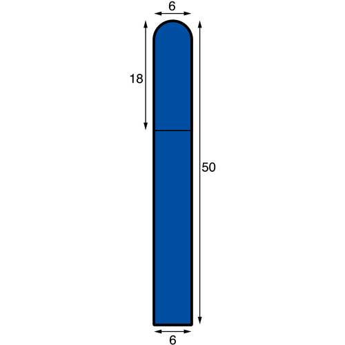 NRS Carbide Burr Bullet D-Steel Cutting Blade Diameter 6 x Blade Length 19 x Shaft Diameter 6 x Shaft Length 31 Carbide TCBSTL3400 1 pc