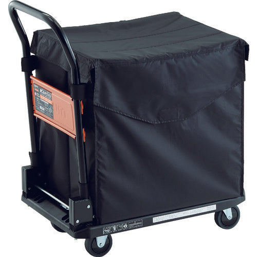 TRUSCO Plastic Cart Kartio CHB Hand Truck with Box Black MPK720BK-CHB 1 Unit