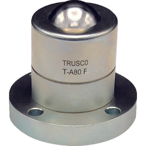 ＴＲＵＳＣＯ　ボールキャスター　切削加工品　フランジタイプ　T-A80F　1 個