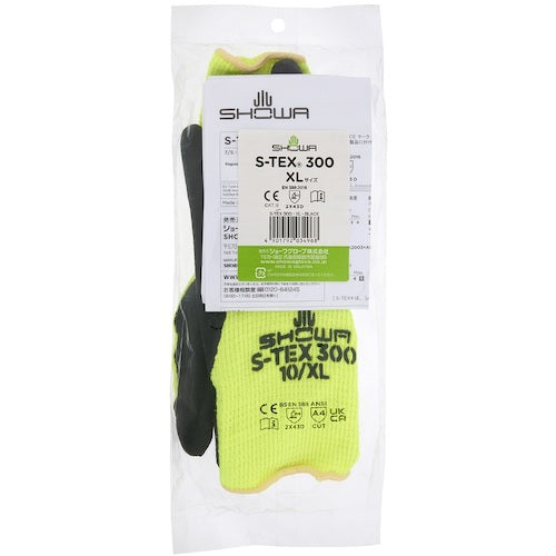 SHOWA Cut-Resistant Gloves Haganecoil S-TEX300 XL Size S-TEX300-XL 1 Pair