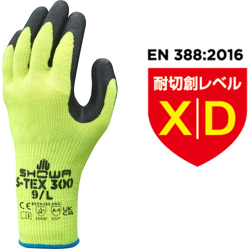 SHOWA Cut-Resistant Gloves Haganecoil S-TEX300 XL Size S-TEX300-XL 1 Pair