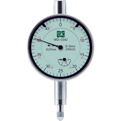 SK 소형 다이얼 게이지 측정 범위 3mm WDI-0342 1대
