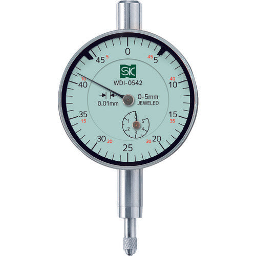 SK 소형 다이얼 게이지 측정 범위 5mm WDI-0542 1대