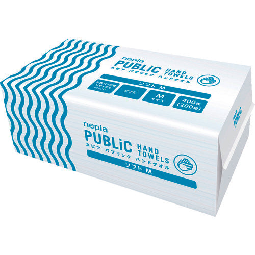 Nepia Paper Towels Public Hand Towels Soft M 200 Pairs 25 Packs 79722 1 CS